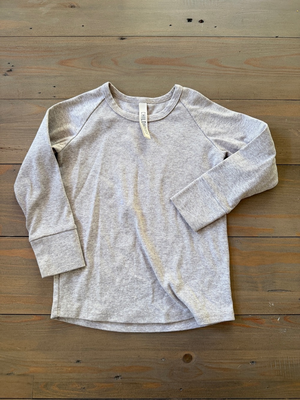 Childhoods Clothing Long Sleeve Tee in Beige - 3T